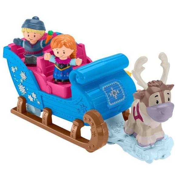 Fisher-Price Other - Little people kristoffs sleigh figure and vehicle